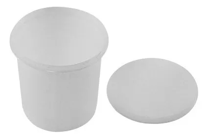 ENVASE PLÁSTICO RODICEL P/PINTURA 1LT BLANCO (H)