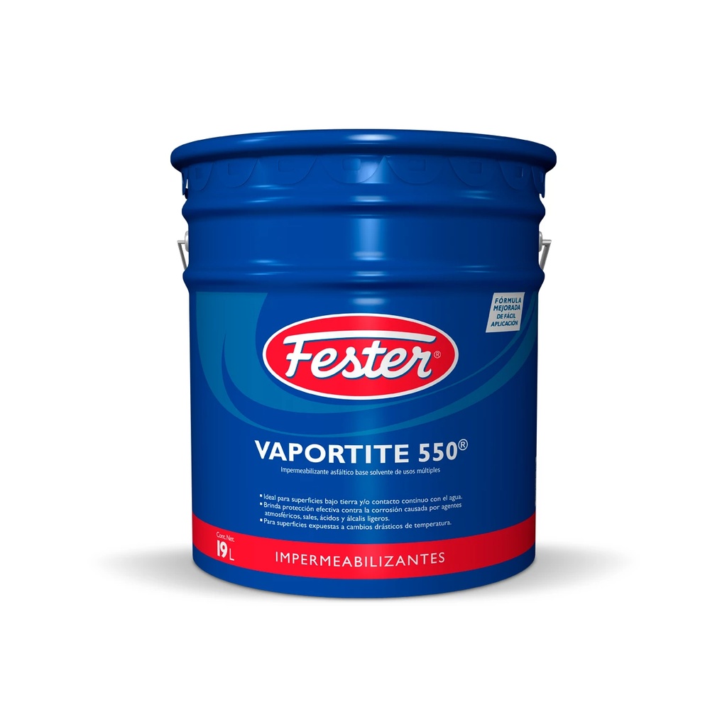 FESTER IMPERMEABILIZANTE VAPORTITE 550 ASFÁLTICO 19LT