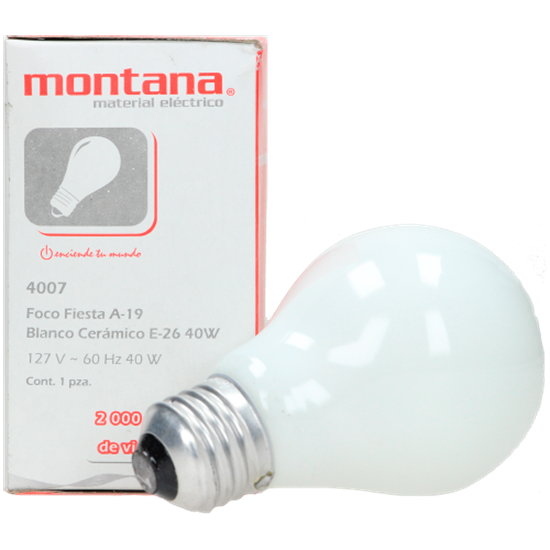 FOCO FIESTA MONTANA 40W COLOR BLANCO (4007)(E)