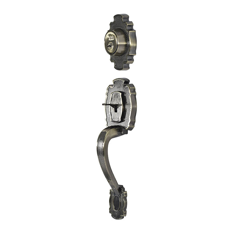 GATILLO-GATILLO YALE RIVIERA LLAVE-LLAVE LATÓN ANTIGUO (MX82250)