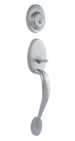 GATILLO YALE VENECIA LLAVE-LLAVE CROMO MATE (MX80876)