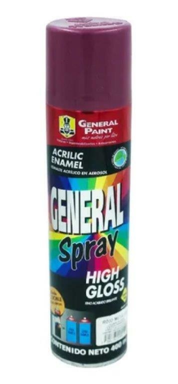 AEROSOL GENERAL PAINT ROJO METÁLICO 400ML (A2323)(E)