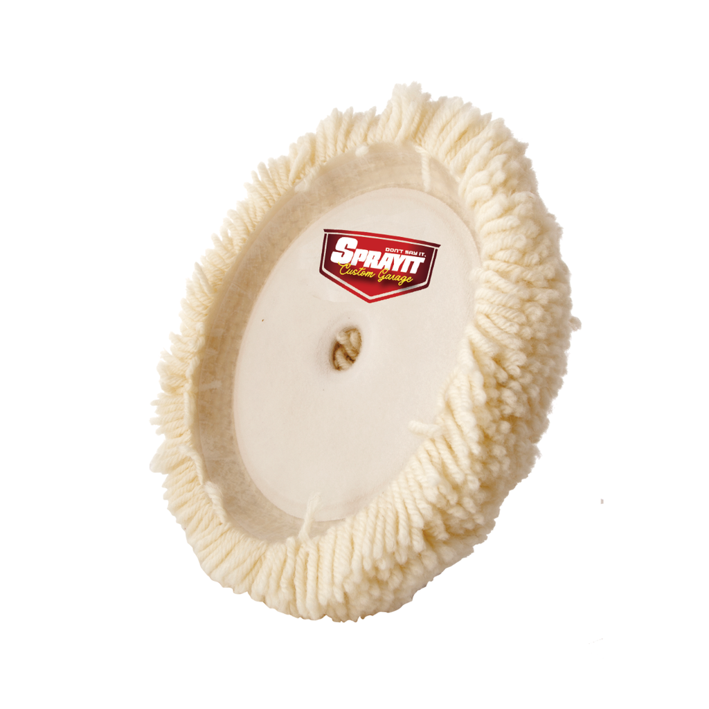 GONI BORLA 100% LANA C/VELCRO 1 CARA  8" (SP5102)