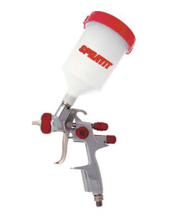 GONI PISTOLA GRAVEDAD LVLP P/BASE AGUA C/VASO 600ML BOQUILLA 1.3MM (SP3201)