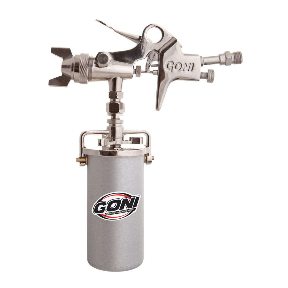 GONI PISTOLA SUCCIÓN P/RETOQUE C/VASO 200ML BOQUILLA 1.5MM (301)