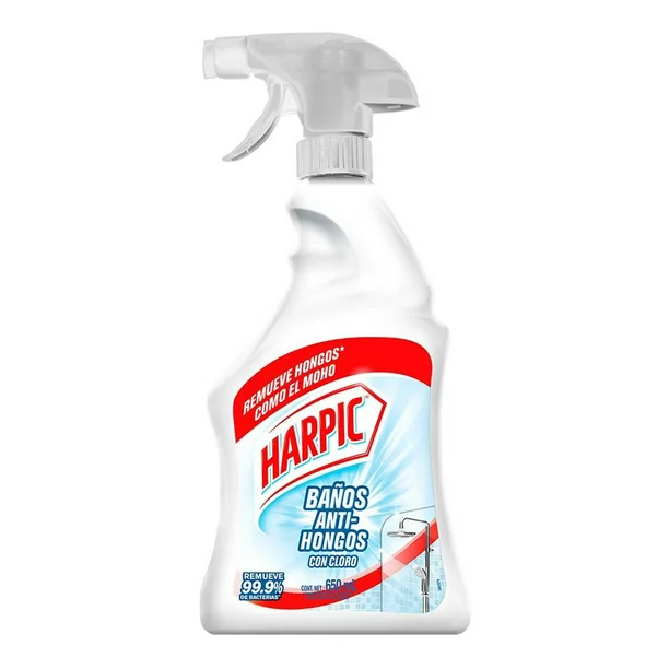 HARPIC ANTI-HONGOS LÍQUIDO C/GATILLO 650ML