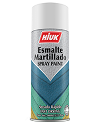 HIUK AEROSOL 412 GRIS CLARO MARTILLADA 400ML