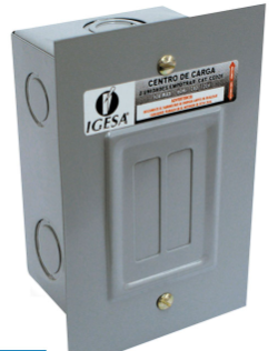 IGESA CENTRO DE CARGA 2 UNIDADES P/EMPOTRAR (E)