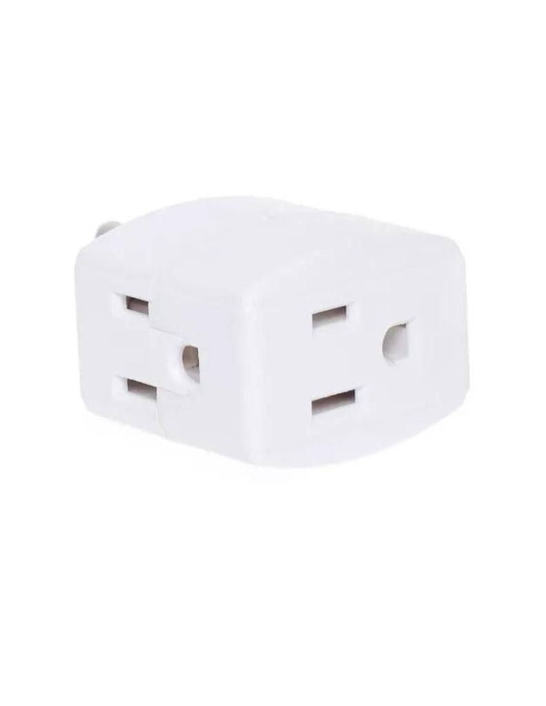 IGOTO ADAPTADOR TRIPLE DE CUBO BLANCO (AM12)(E)