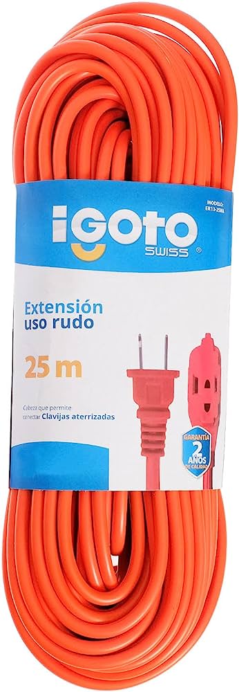 IGOTO EXTENSIÓN USO RUDO NARANJA 25M (ER13-25NA)(E)