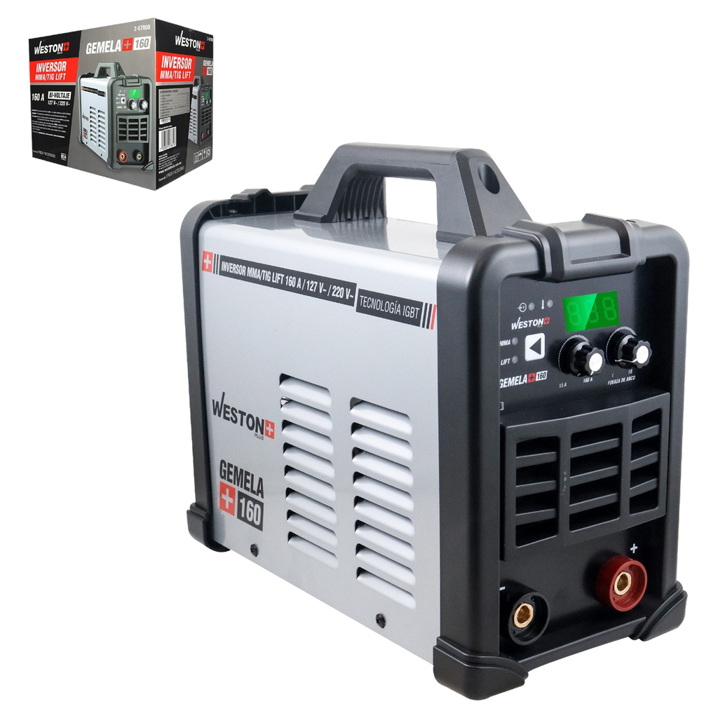 INVERSOR WESTON MMA 160AMP 110/220V BIVOLTAJE (Z-67000)