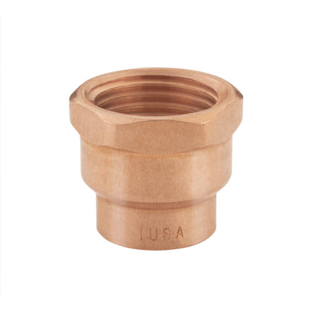 IUSA COBRE CONECTOR ROSCA INTERIOR-HEMBRA 3/4"(19MM) (616860)(H)