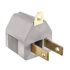 IUSA CLAVIJA 334 CONVERTIDORA PVC GRIS (318584)(E)