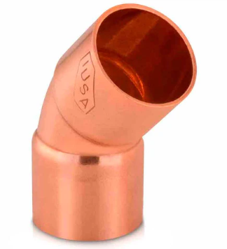 IUSA COBRE CODO 45° 1-1/2"(38MM) (616845)