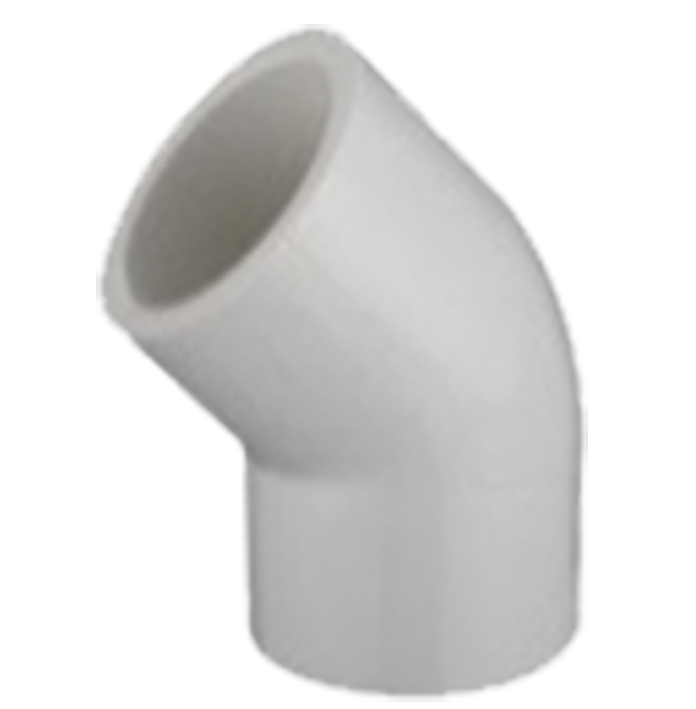 IUSA CODO 45° PVC C-40 1" (25MM) (615391)