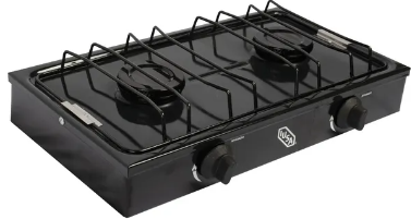 IUSA PARRILLA C/2 QUEMADORES NEGRA (604974)(E)