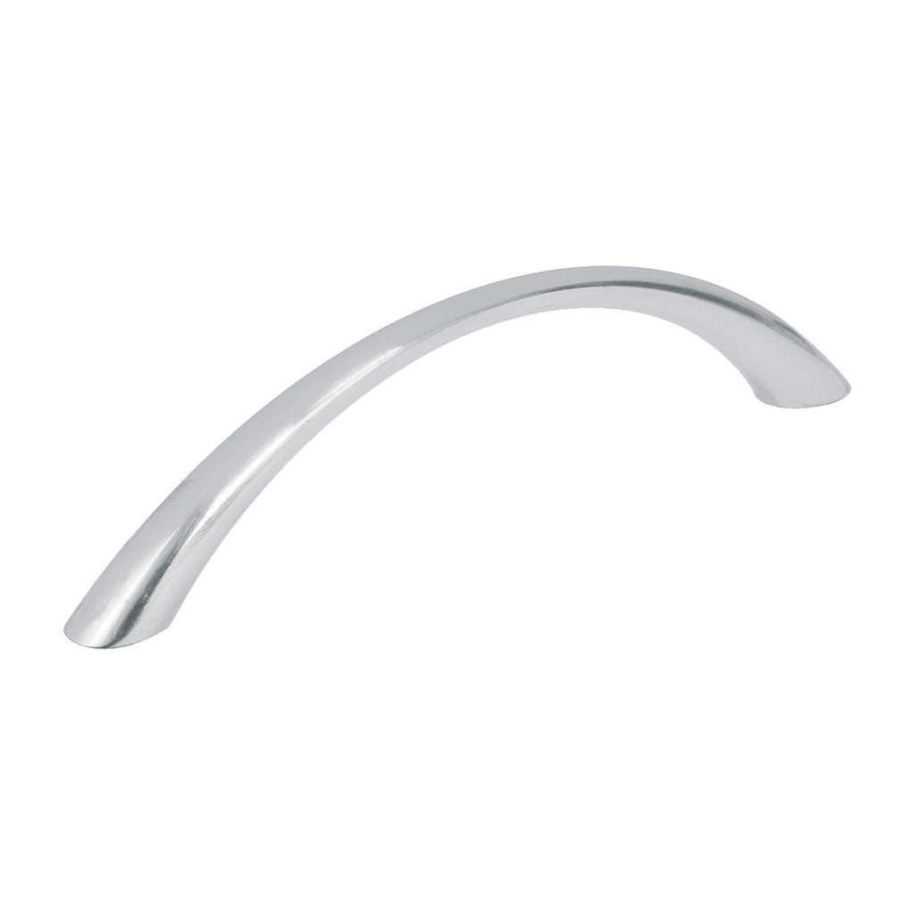 JALADERA HANDY ARCO NÍQUEL SATINADO 24MM X 128MM C/TORNILLO (7989)(E)