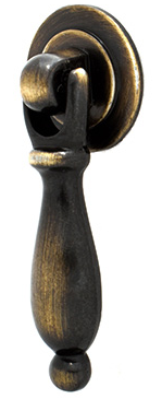 JALADERA HANDY ARETE LATÓN ANTIGUO 66MM X 23MM C/TORNILLO (3833)(E)