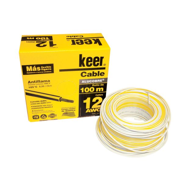 KEER CABLE THW 12 BLANCO 100M (4081)