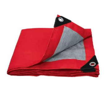 AKSI LONA DE POLIETILENO 4M X 5M ROJA (302433)