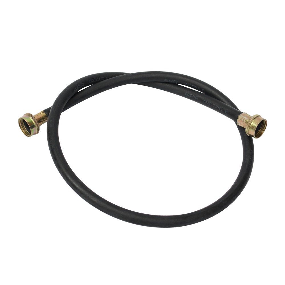 MANGUERA PVC FRASA AEROGAS NEGRA 1M CONEXIÓN 3/8 LATÓN (MG100)