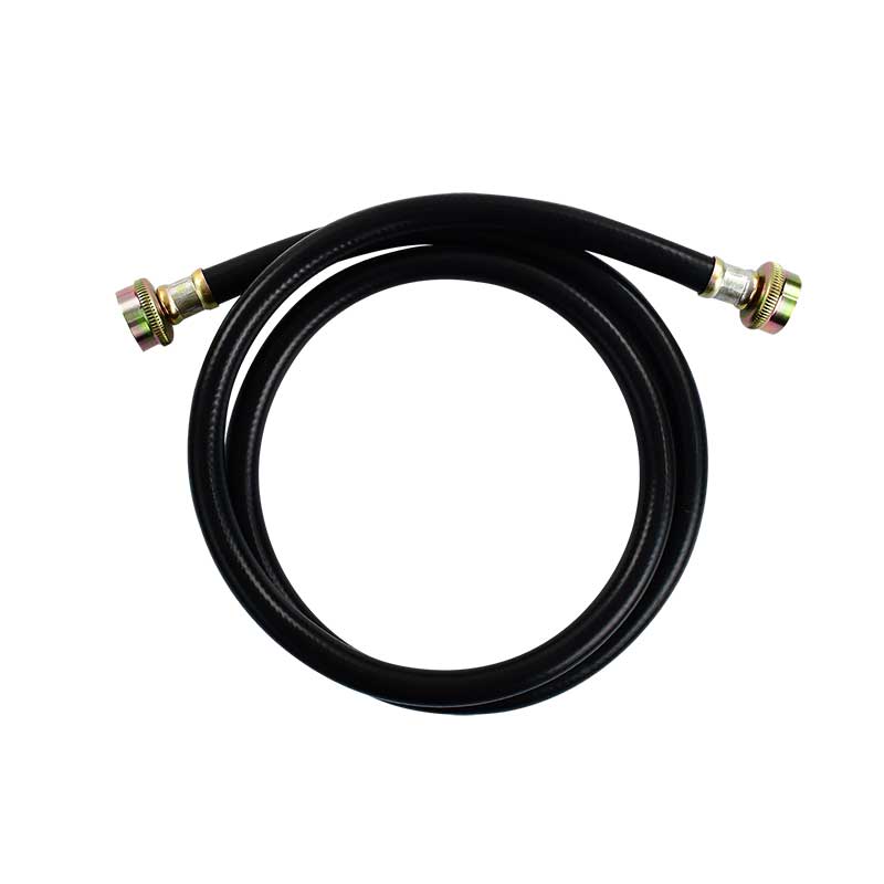 MANGUERA PVC FRASA MULTIUSOS AEROGAS NEGRA 1.5M CONEXIÓN 3/8 LATÓN (MG150)