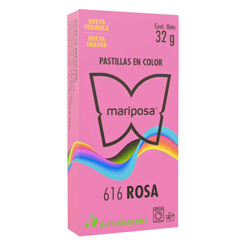 MARIPOSA PASTILLA 616 ROSA 32GR (H)