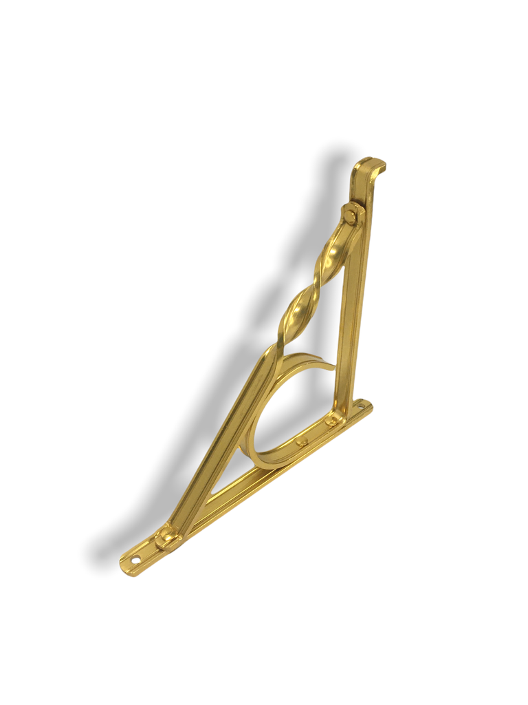 MENSULA ROCAMAR ALUMINIO-ORO 20CM (E)