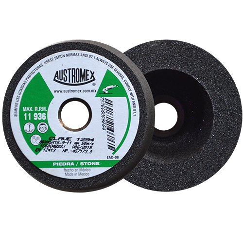 MINICOPA ABRASIVA AUSTROMEX P/PIEDRA 80MM P/B&D GRANO 60 (1294)(H)