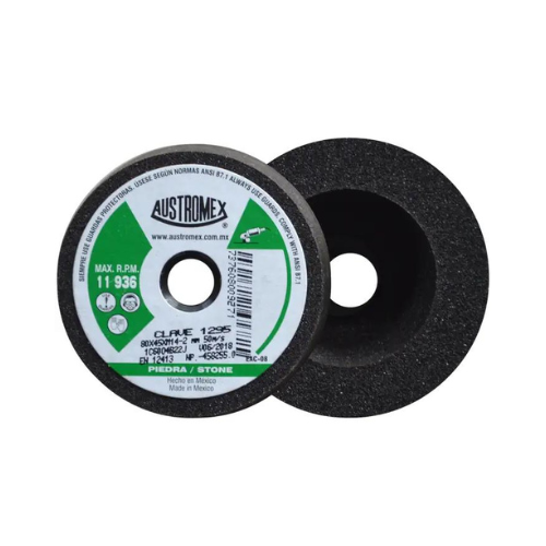 MINICOPA ABRASIVA AUSTROMEX P/PIEDRA 80MM P/BOSCH GRANO 60 (1295)(H)
