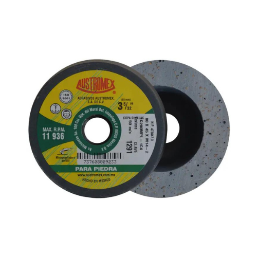 MINICOPA ABRASIVA SHELLAC P/PULIDO AUSTROMEX 80MM P/BOSCH (1291)(H)