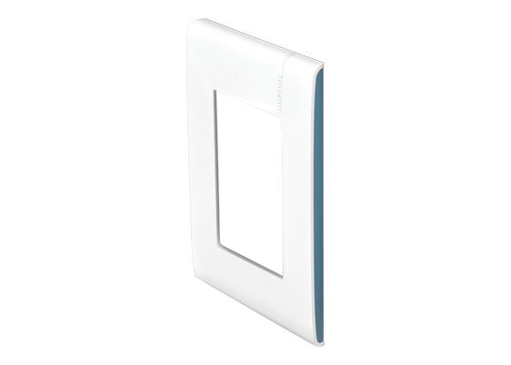 BTICINO MODUS PRO PLACA 3 VENTANA AQUA (E5N3AQPTL) (E)