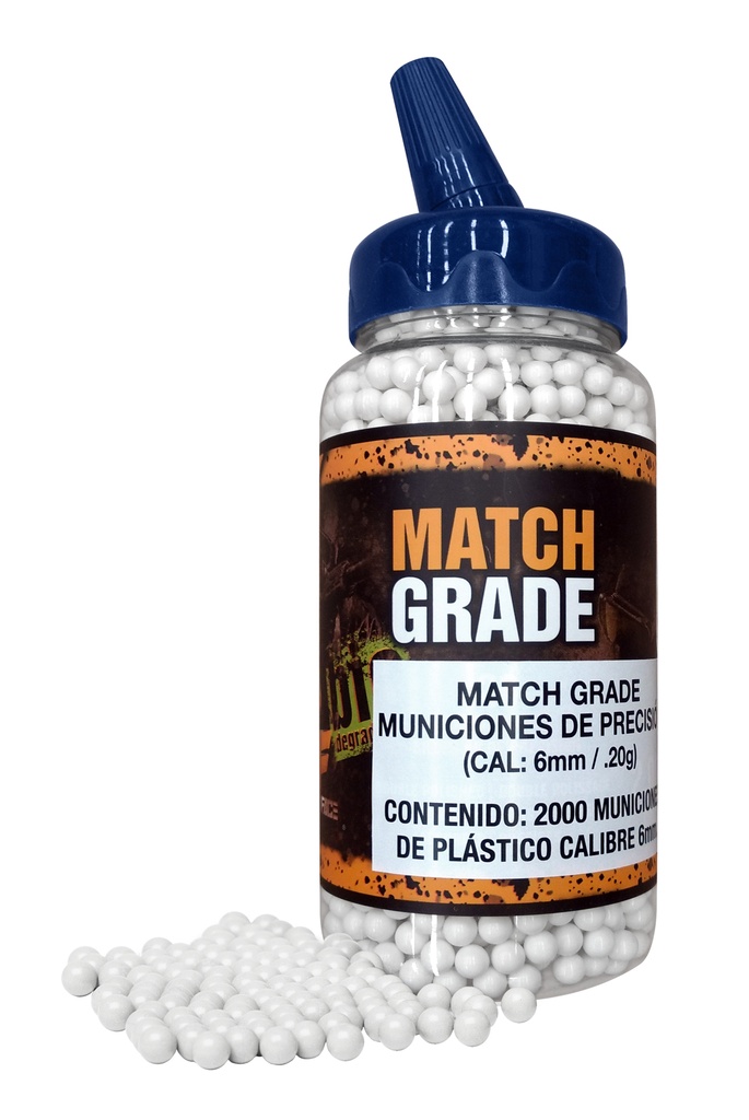 MUNICIONES MENDOZA DE PRECISION MATCH GRADE CAL 6MM (H)