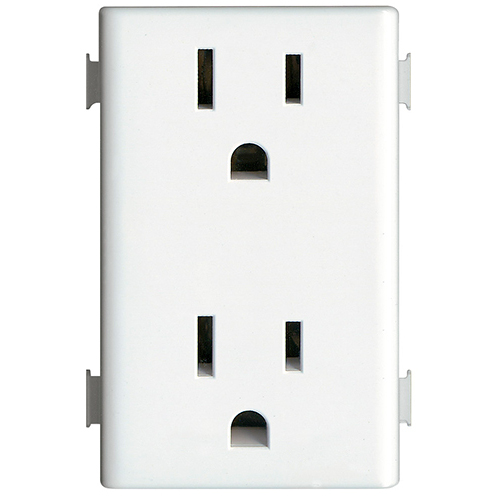 BTICINO MX TOMACORRIENTE DUPLEX 2P+T BLANCO (QZ5115D) (E)