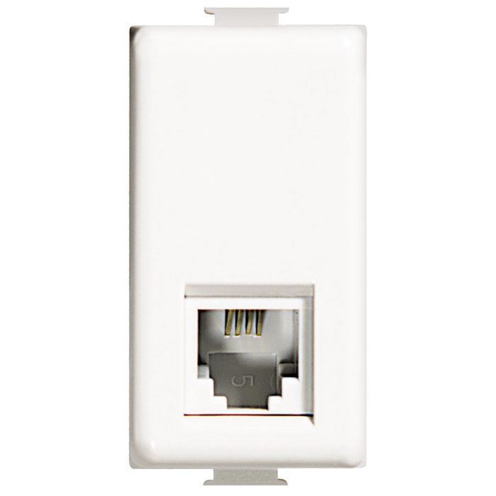 BTICINO MX TOMA TELEFÓNICA 4 HILOS 1 MÓDULO (QZ5958/11N) (E)