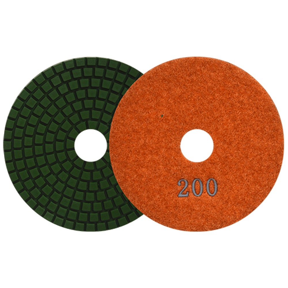 PAD DIAMANTE AUSTROMEX C/VELCRO 4" P/MÁRMOL G200 (2762)(H)