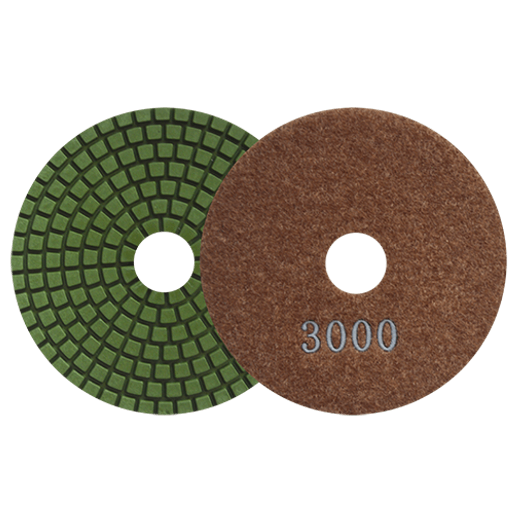 PAD DIAMANTE AUSTROMEX C/VELCRO 4" P/MÁRMOL G3000 (2766)(H)