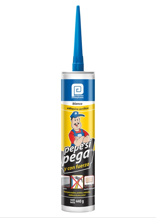 PENNSYLVANIA ADHESIVO PEPE SÍ PEGA BLANCO 440GR