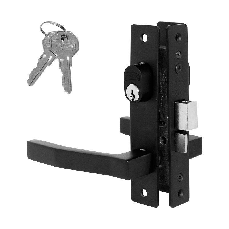CERRADURA PHILLIPS 550 NEGRA P/ALUMINIO (MX582)(H)