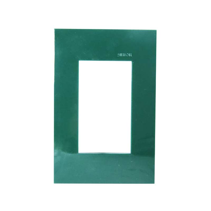 PLACA SIMON 3 VENTANAS S/CHASIS VERDE ABETO (25613-68)(E)