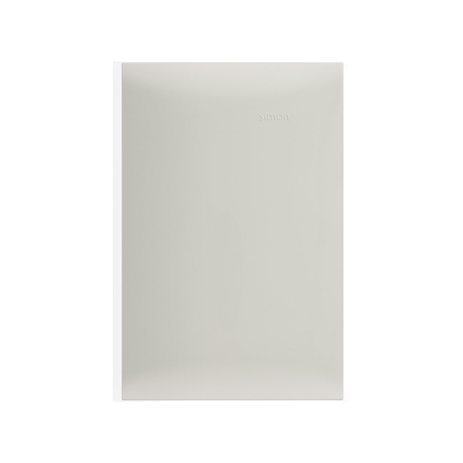 PLACA SIMON CIEGA MARFIL C/CHASIS (25600-31)(E)