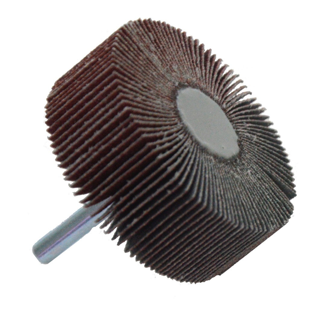 RUEDA FLAP AUSTROMEX C/VÁSTAGO 2-1/2" GRANO 80 (954)(H)