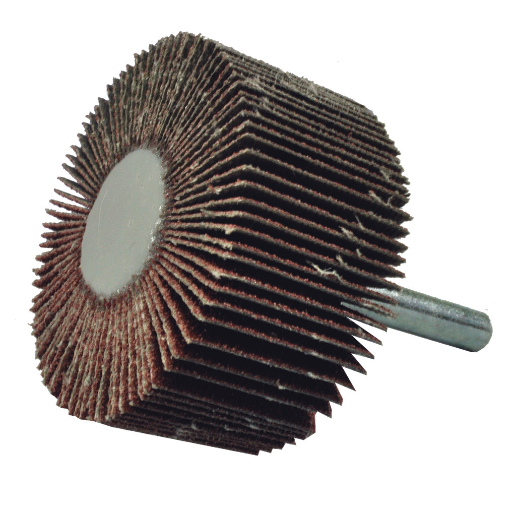 RUEDA FLAP AUSTROMEX C/VÁSTAGO 2" GRANO 80 (919)(H)