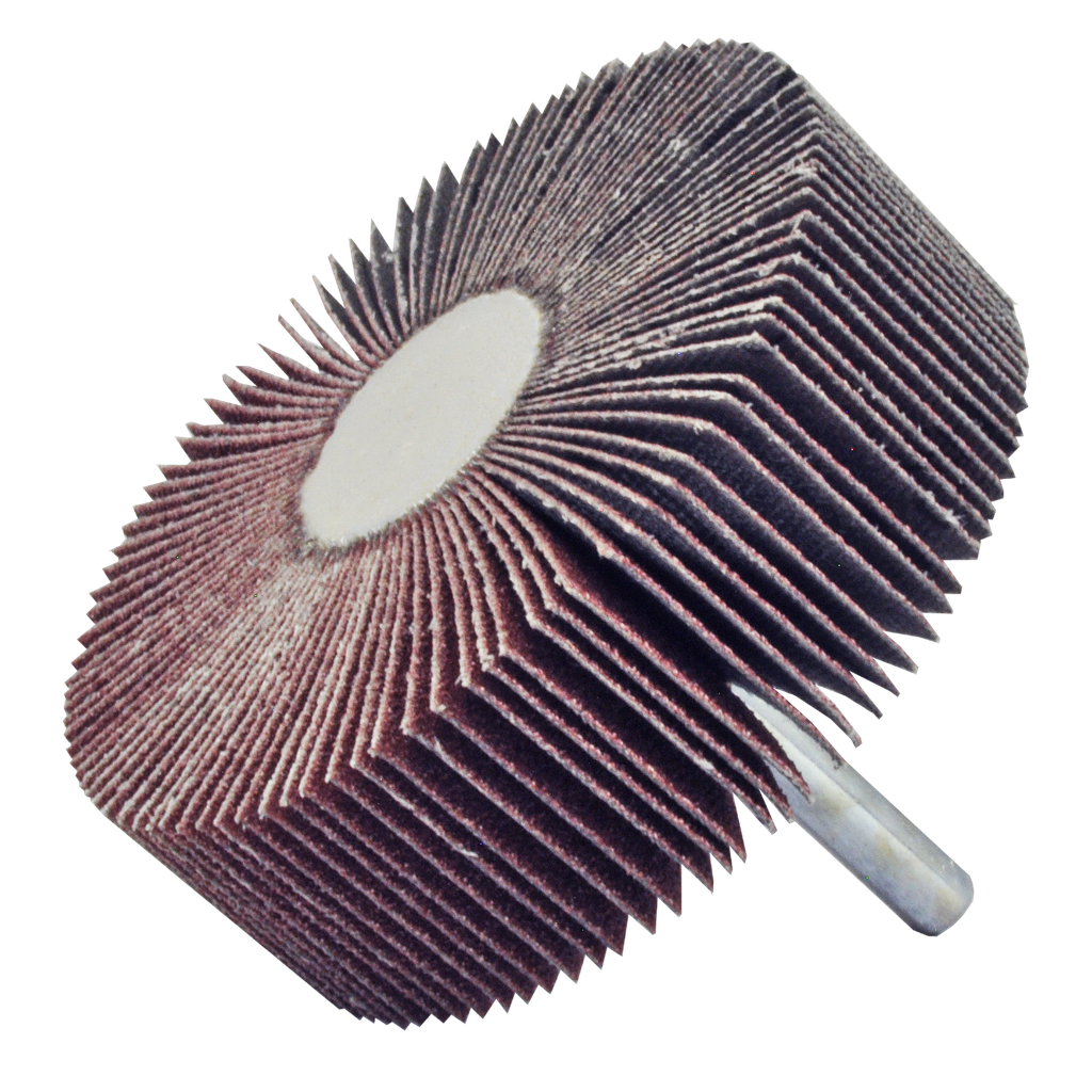 RUEDA FLAP AUSTROMEX C/VÁSTAGO 3" GRANO 80 (930)(H)