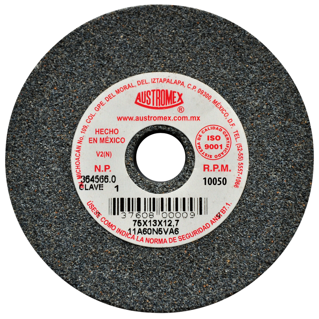 RUEDA ABRASIVA AUSTROMEX USO GENERAL 3" GRANO 60 (1) (H)