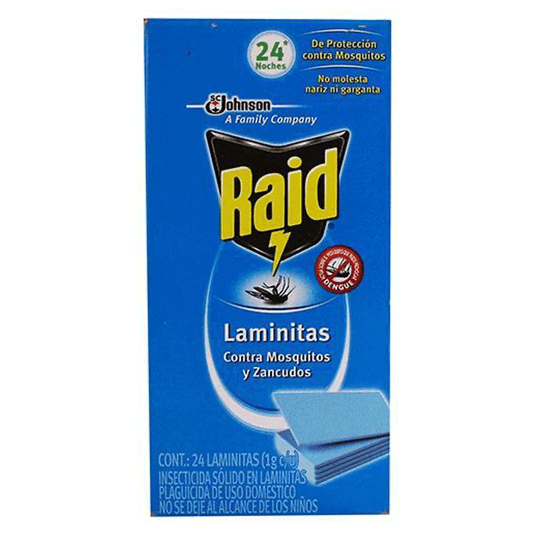 RAID REPUESTO C/ 24 PLAQUITAS (346755)