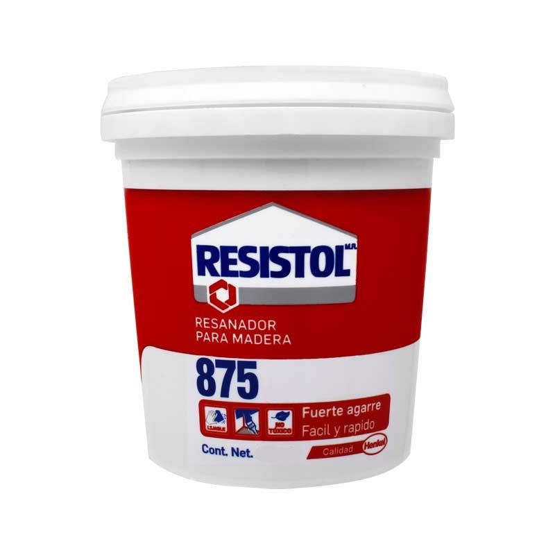 RESISTOL 875 RESANADOR PARA MADERA CAOBA 500ML