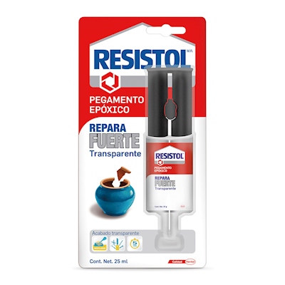 RESISTOL REPARA FUERTE TRANSPARENTE 25GR