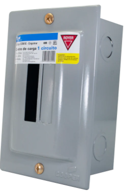 ROYER CENTRO DE CARGA 1 POLO EMPOTRAR (CCR01E)(E)