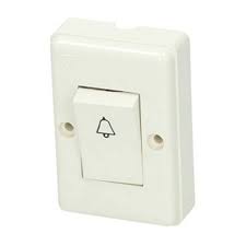 ROYER PULSADOR TIMBRE PLANO MARFIL 10A (WD0202)(E)